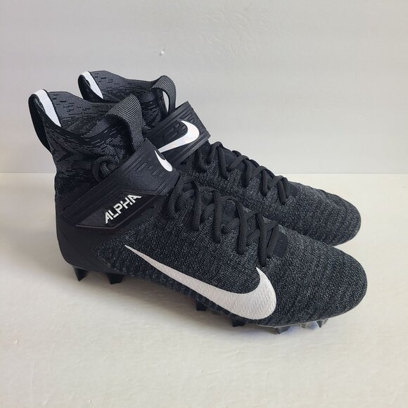 Nike Alpha Menace Elite 2 Flyknit Football Cleats BV3298-001 Size 13.5 Wide main image 4